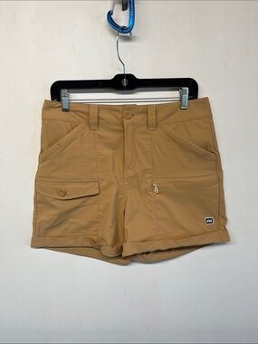 Helly Hansen Women's Medium Tan Maridalen Hiking Cargo Shorts